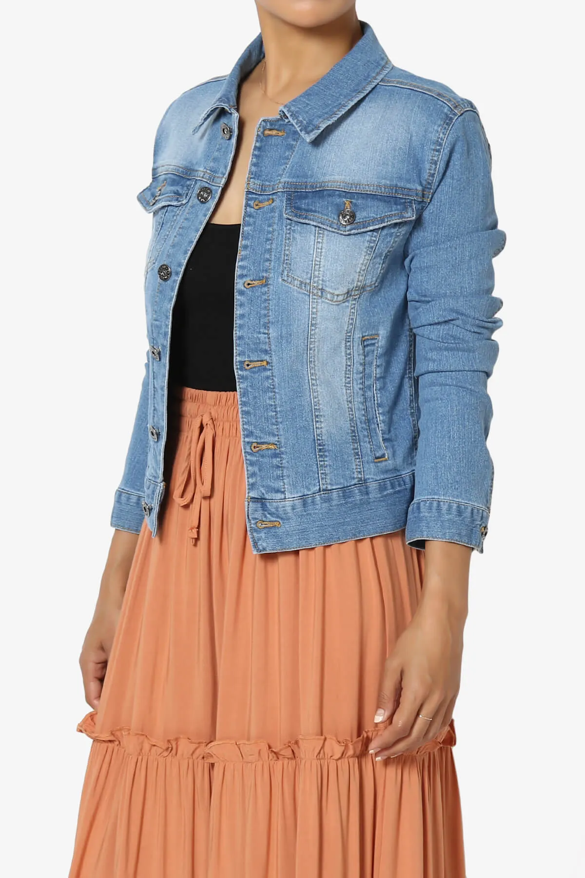 Plim Washed Slim Denim Jacket
