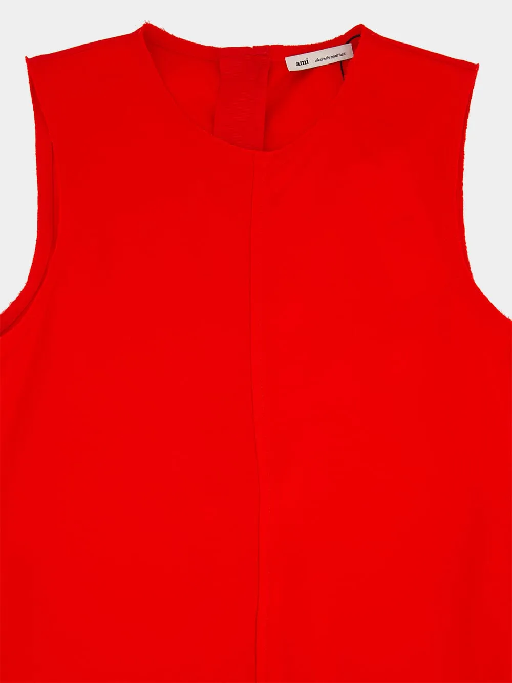 Poppy Red Long Straight Dress