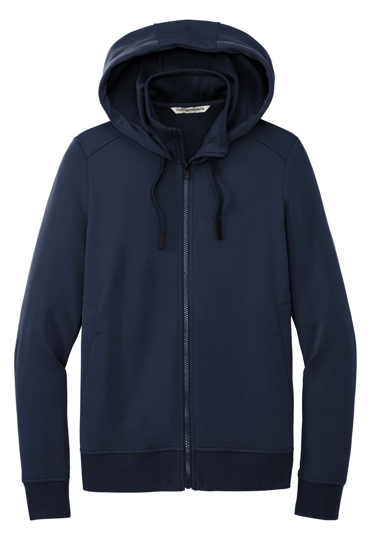 Port Authority Women's Smooth Fleece Hooded Jacket L814 River Blue Navy