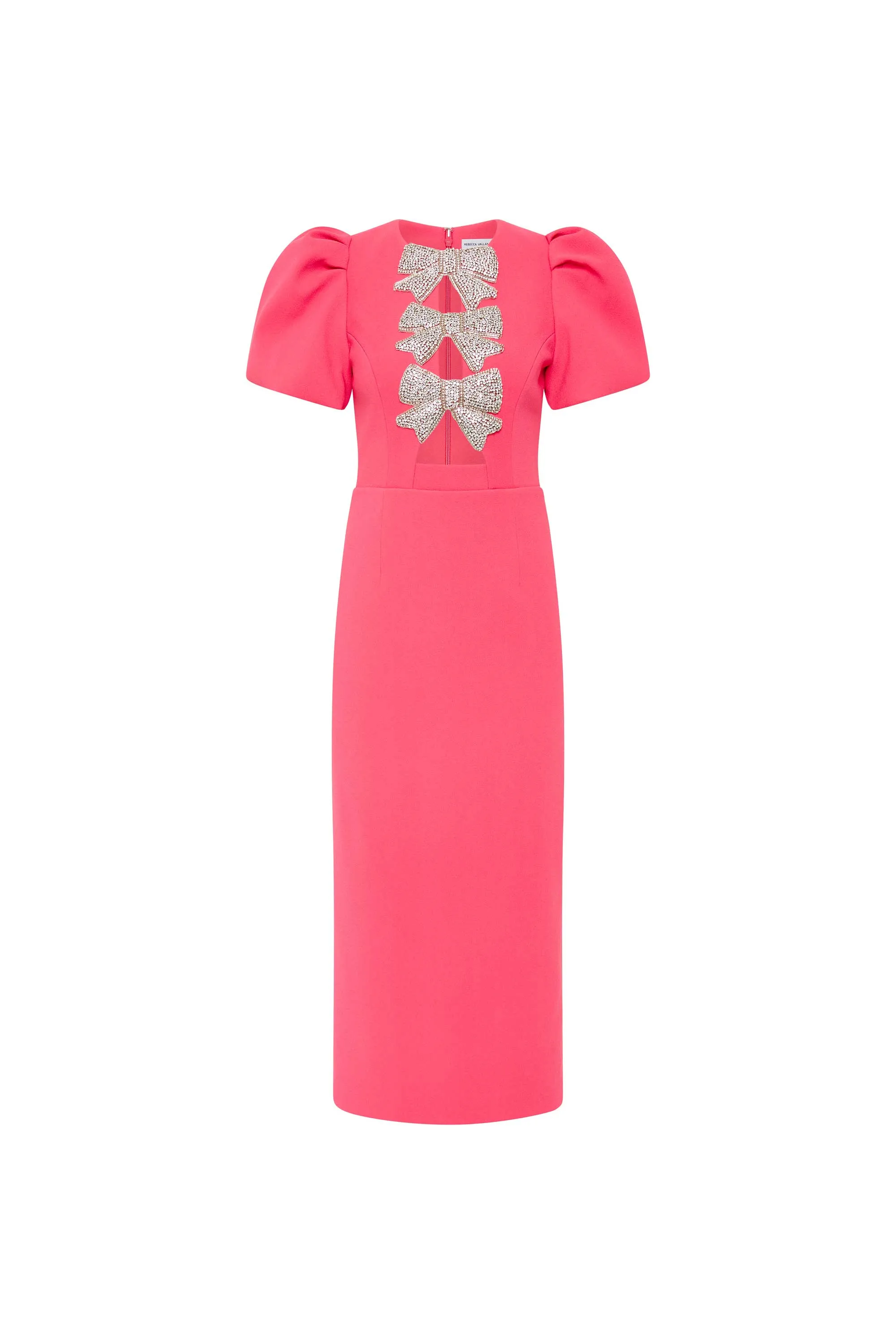 Posey Puff Sleeve Midi Dress