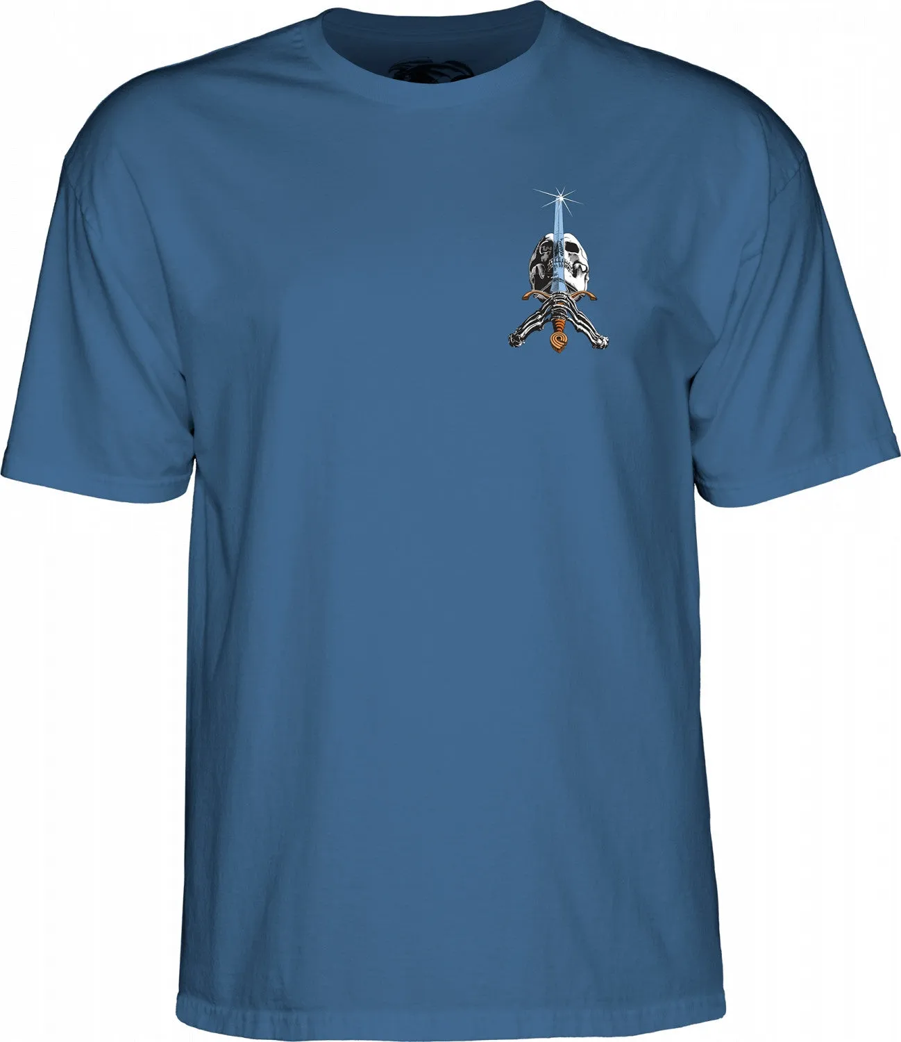 Powell Peralta - Skull & Sword Tee Slate Blue