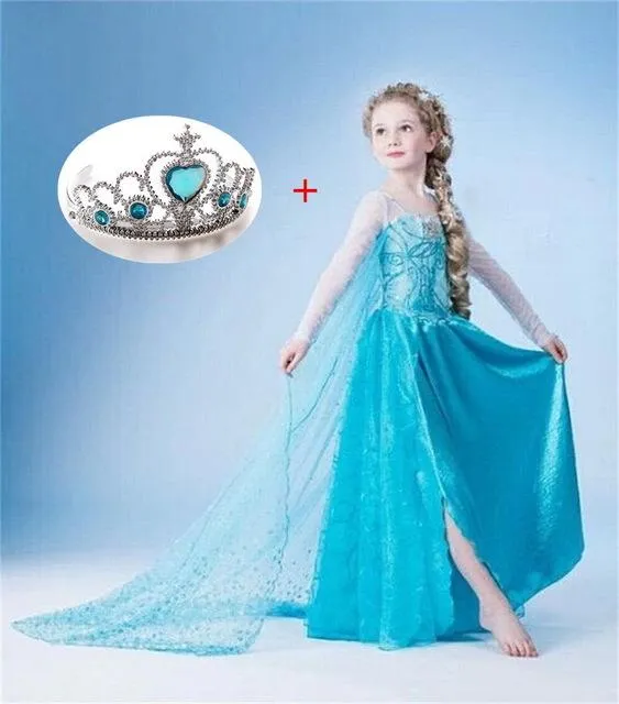 Princess Elsa Dress for Baby Girls Halloween Costume