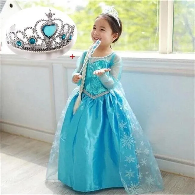 Princess Elsa Dress for Baby Girls Halloween Costume