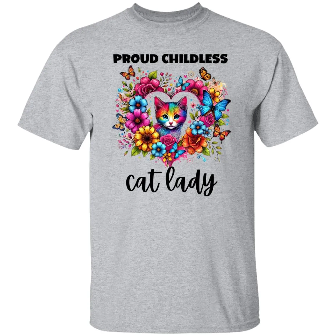 Proud Childless Cat Lady T-Shirt