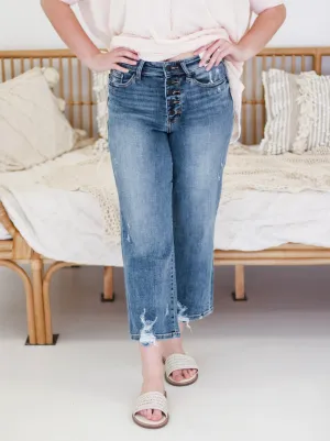 Pulling for You Cropped Judy Blue Jeans