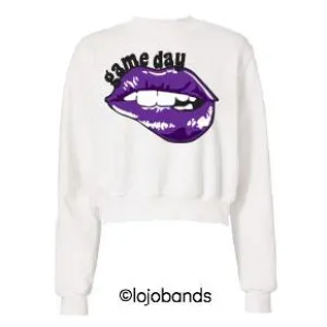 Purple & Black Game Day Sweatshirt