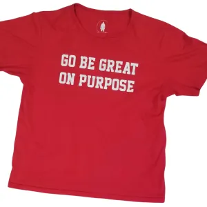 "Go Be Great On Purpose" Classic T-Shirt Cherry Red