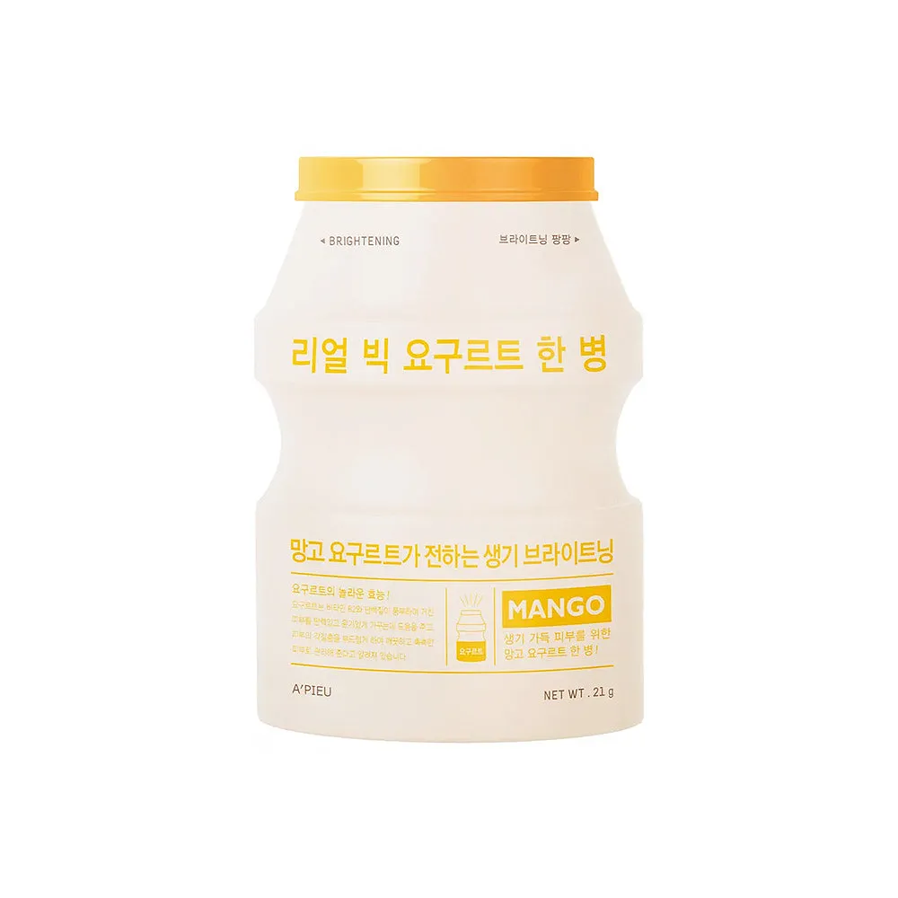 Real Big Yogurt One Bottle Sheet Mask