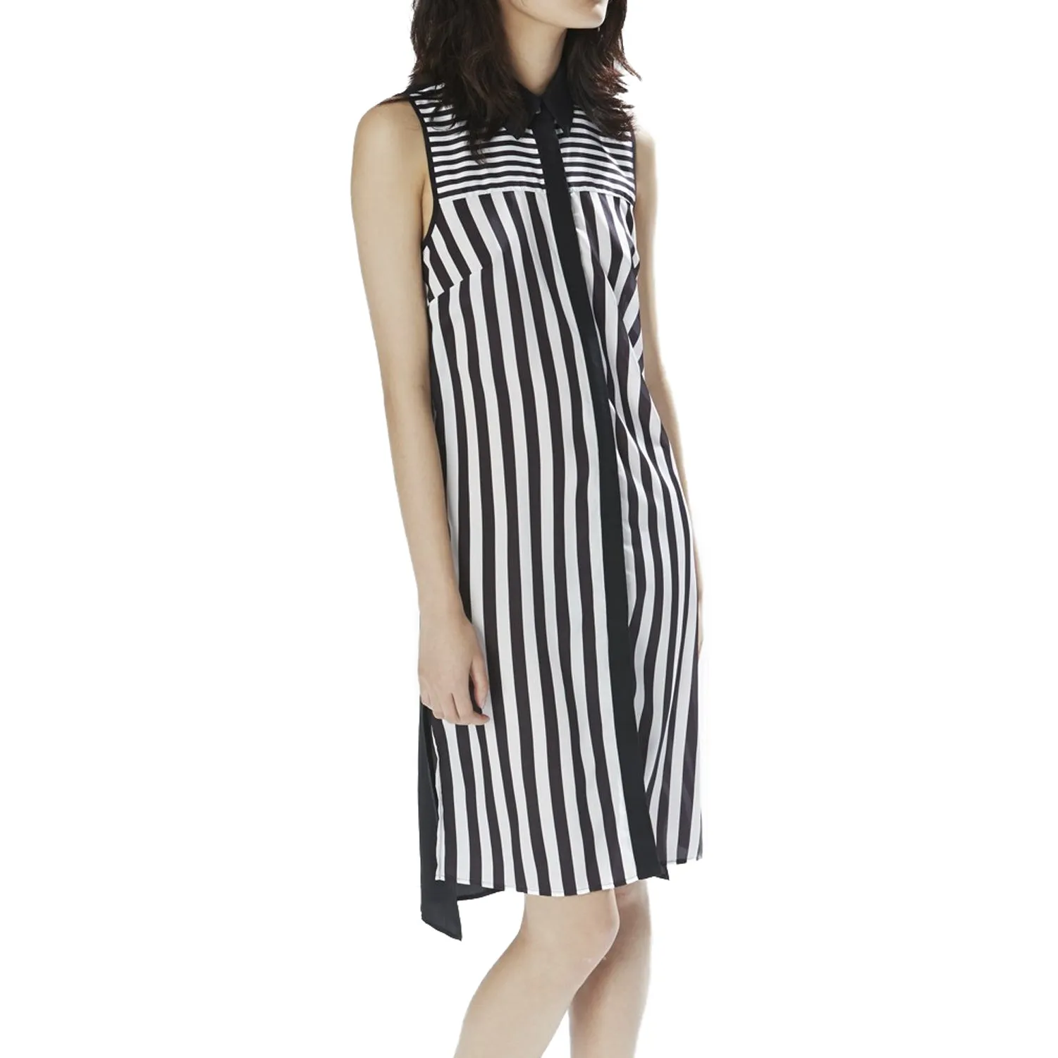 REBECCA MINKOFF Women's Striped Cohen Dress $248 NWT