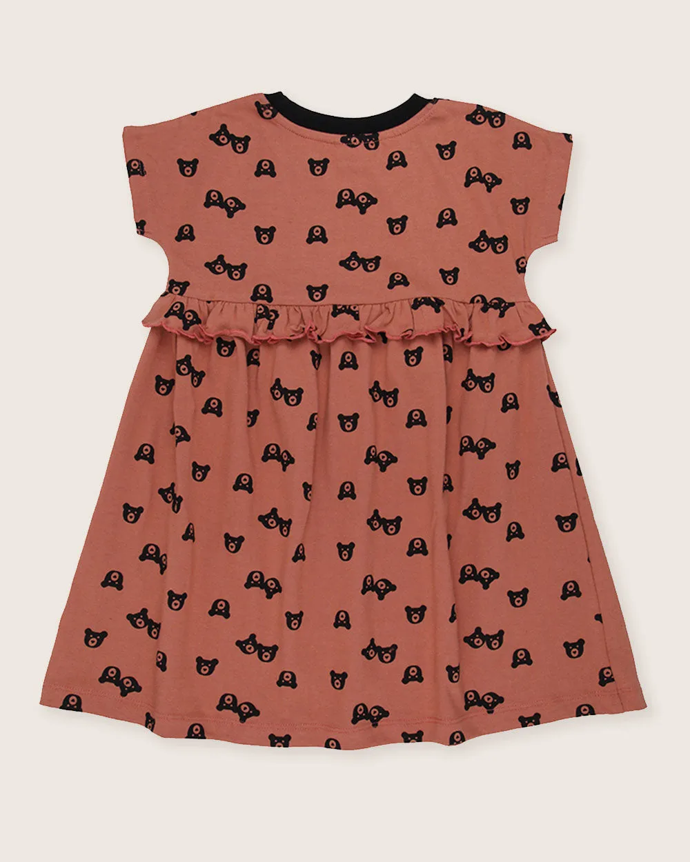 Red Bear Print Dress