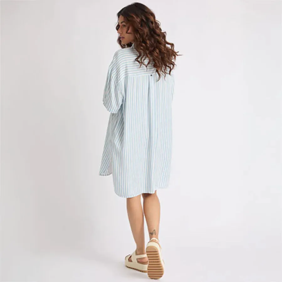 Reef Women’s Ollie Striped Shirt Dress
