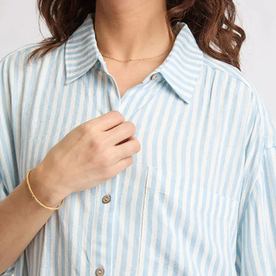 Reef Women’s Ollie Striped Shirt Dress