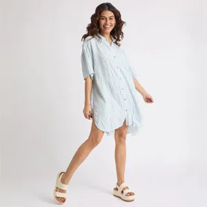 Reef Women’s Ollie Striped Shirt Dress