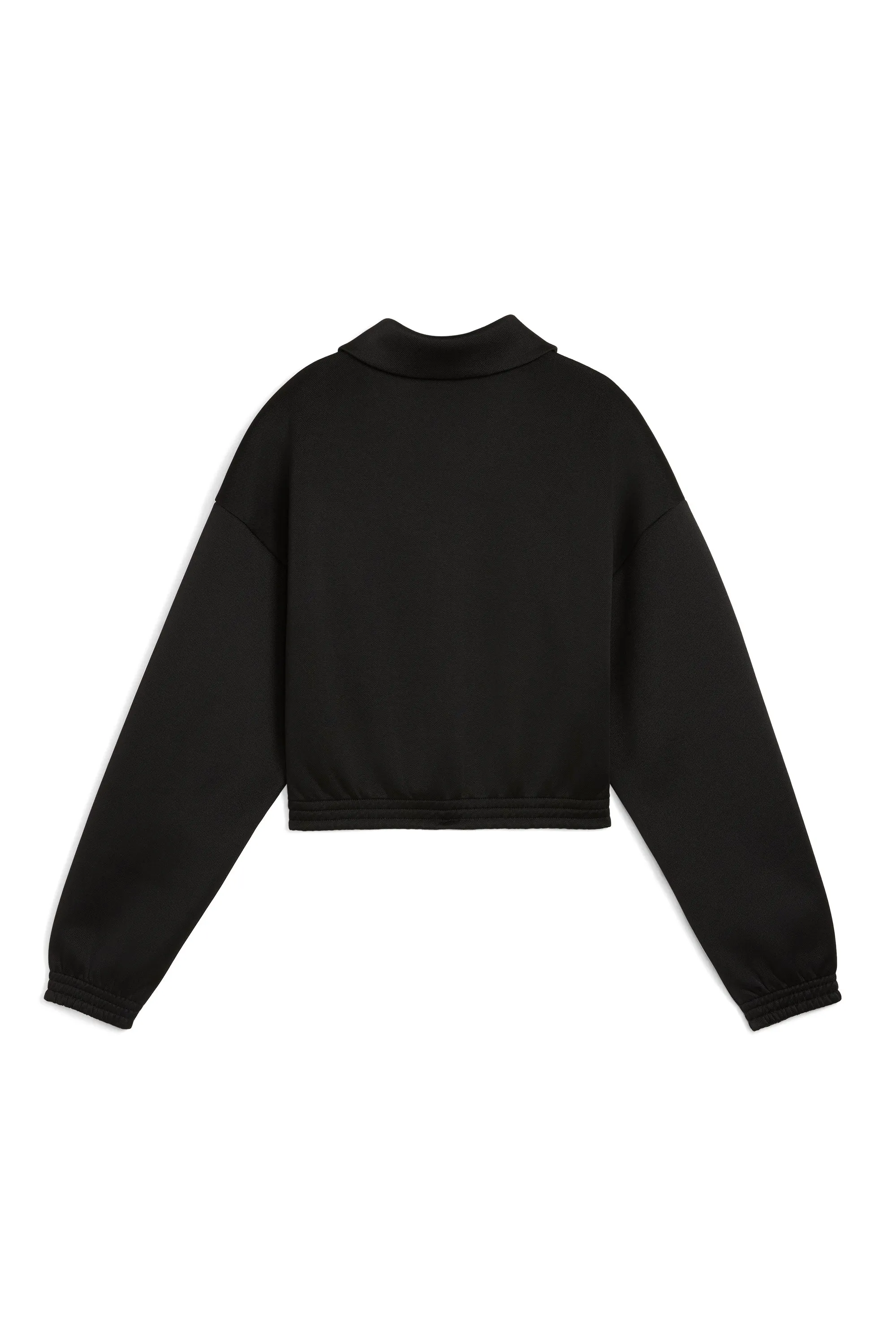 Relaxed Cropped Track Jacket Puma Black