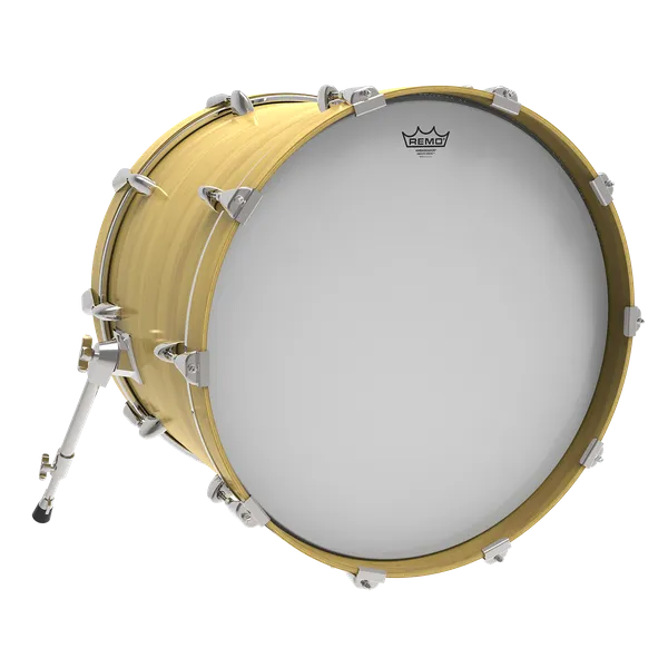 Remo 20" Ambassador Smooth White bassokalvo