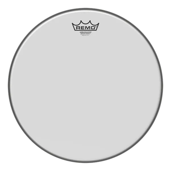 Remo 20" Ambassador Smooth White bassokalvo