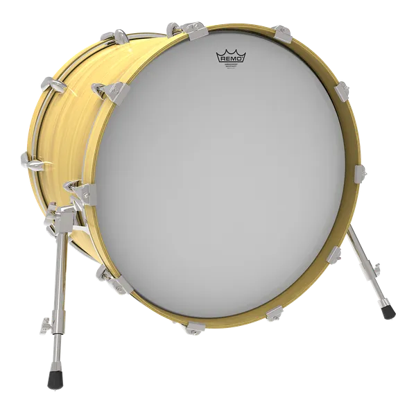 Remo 20" Ambassador Smooth White bassokalvo