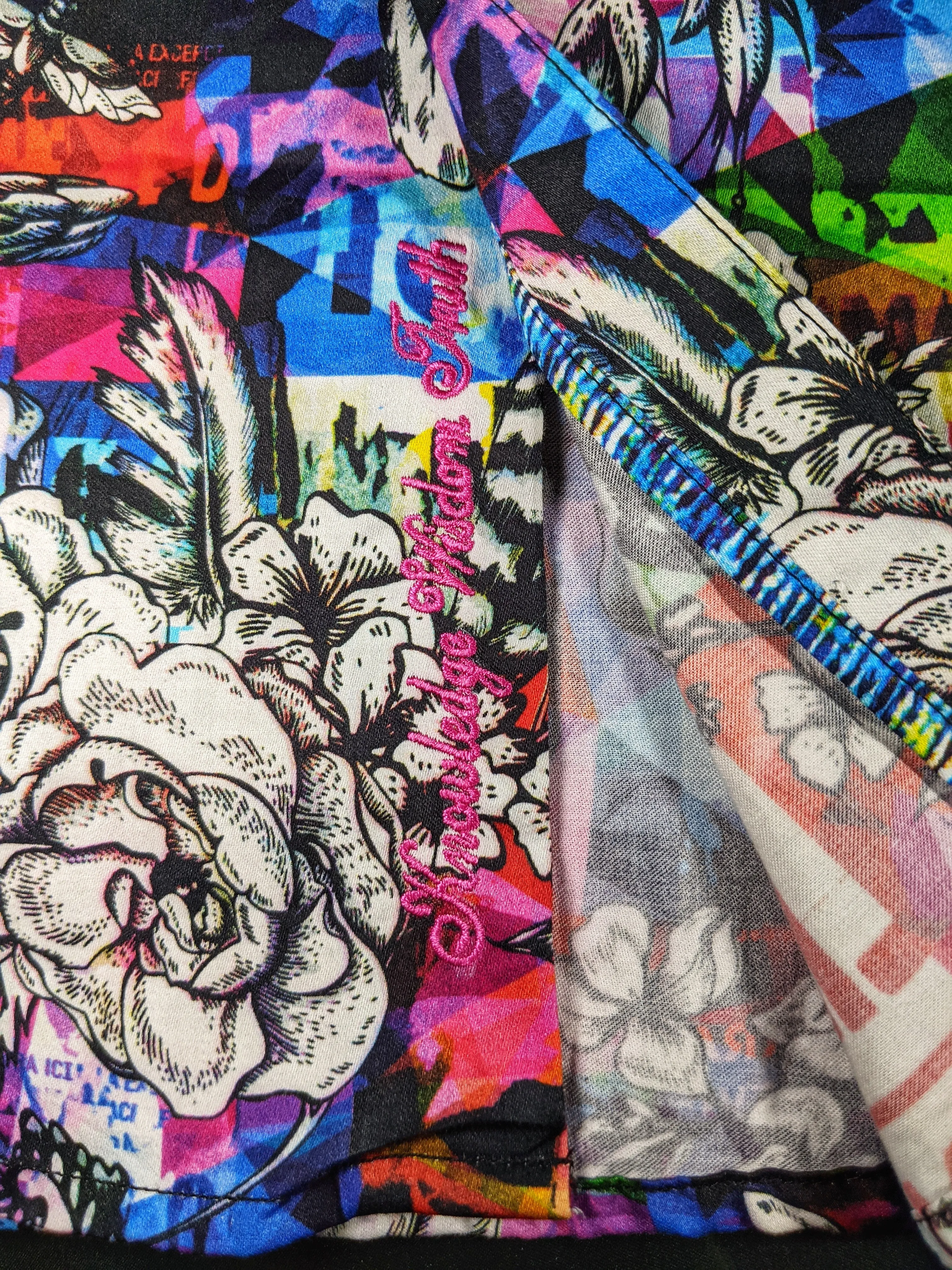 Robert Graham Collection Short Sleeve Shirt Medium Size