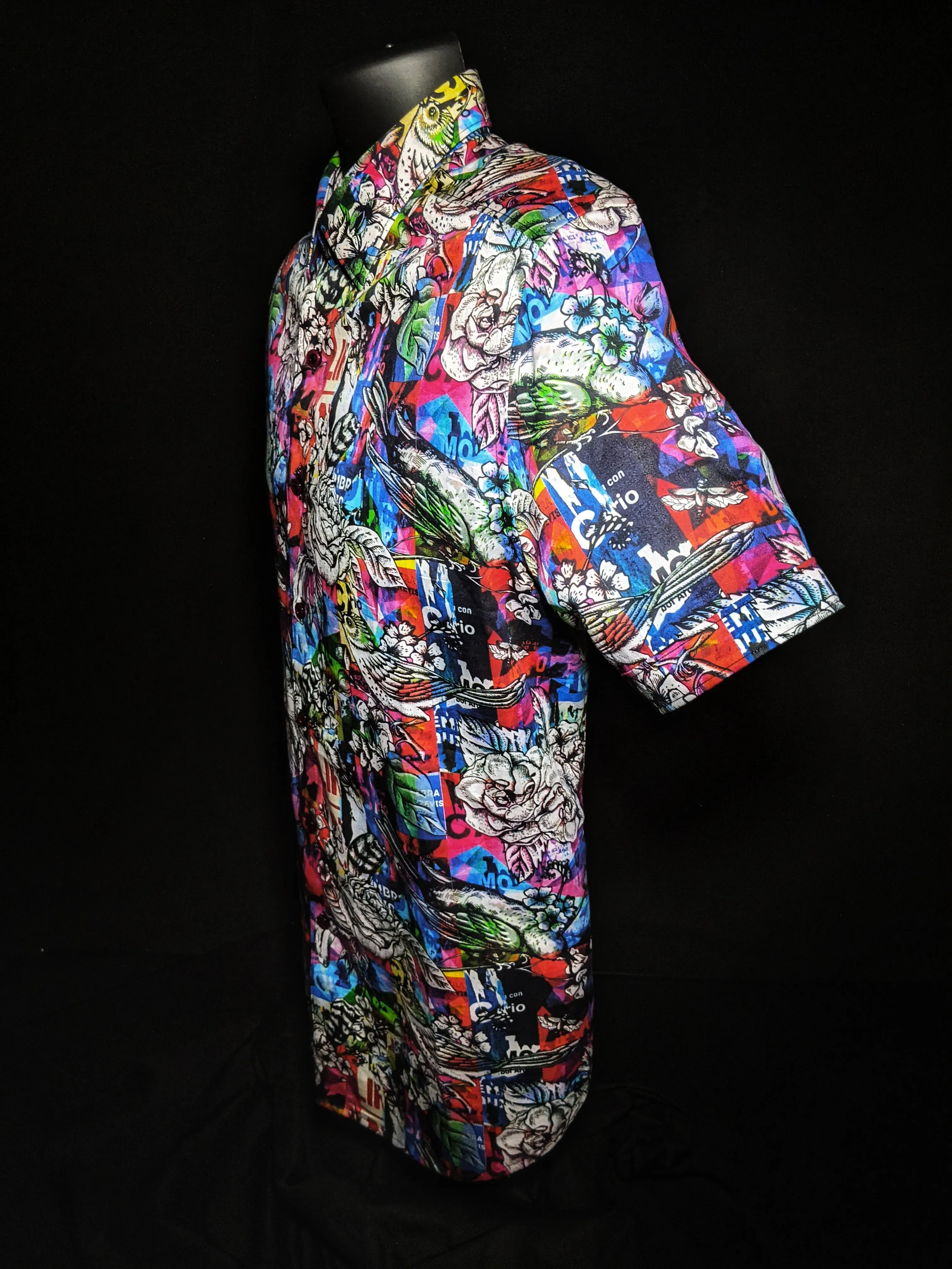 Robert Graham Collection Short Sleeve Shirt Medium Size