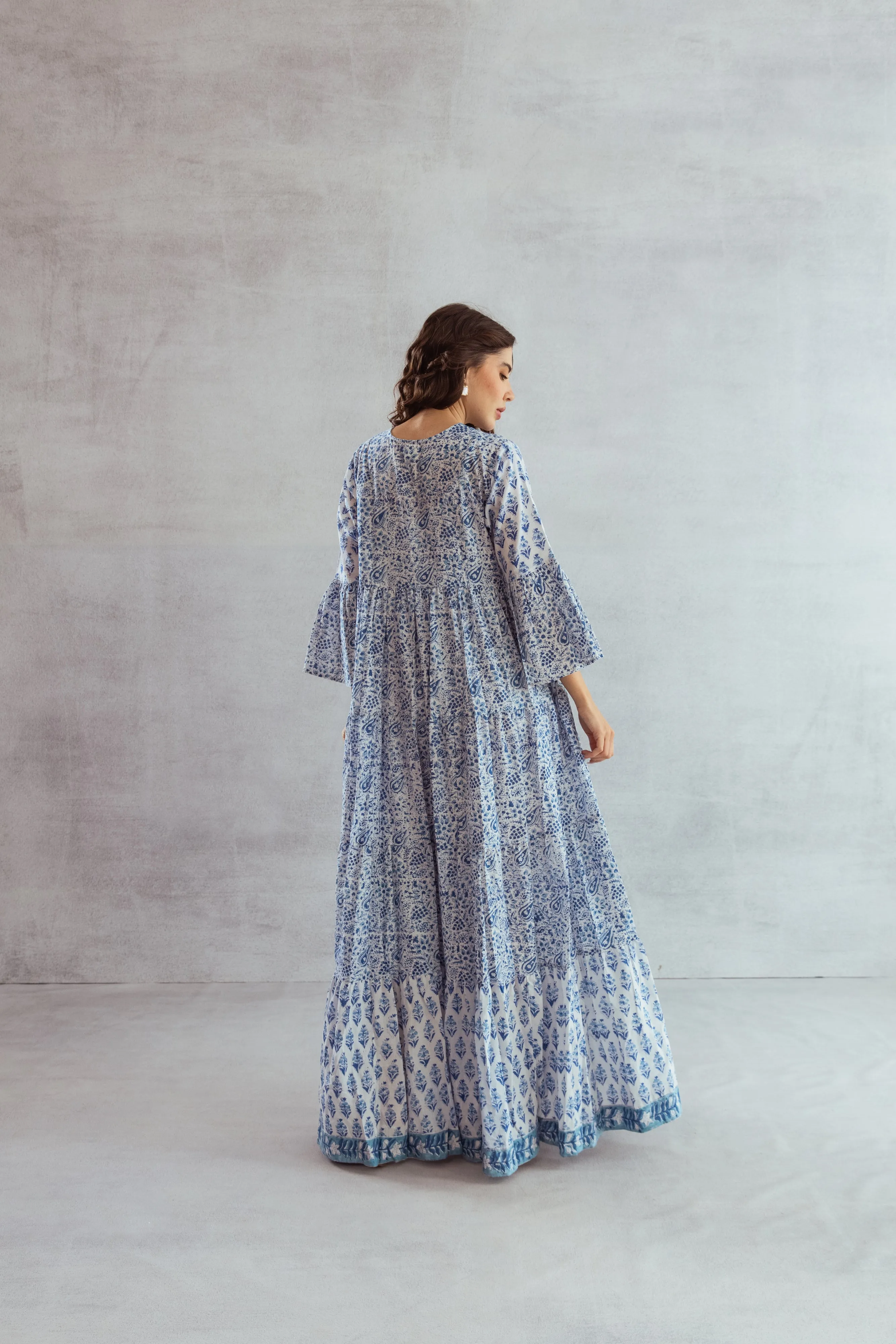 Roca tier Ruffle Dress