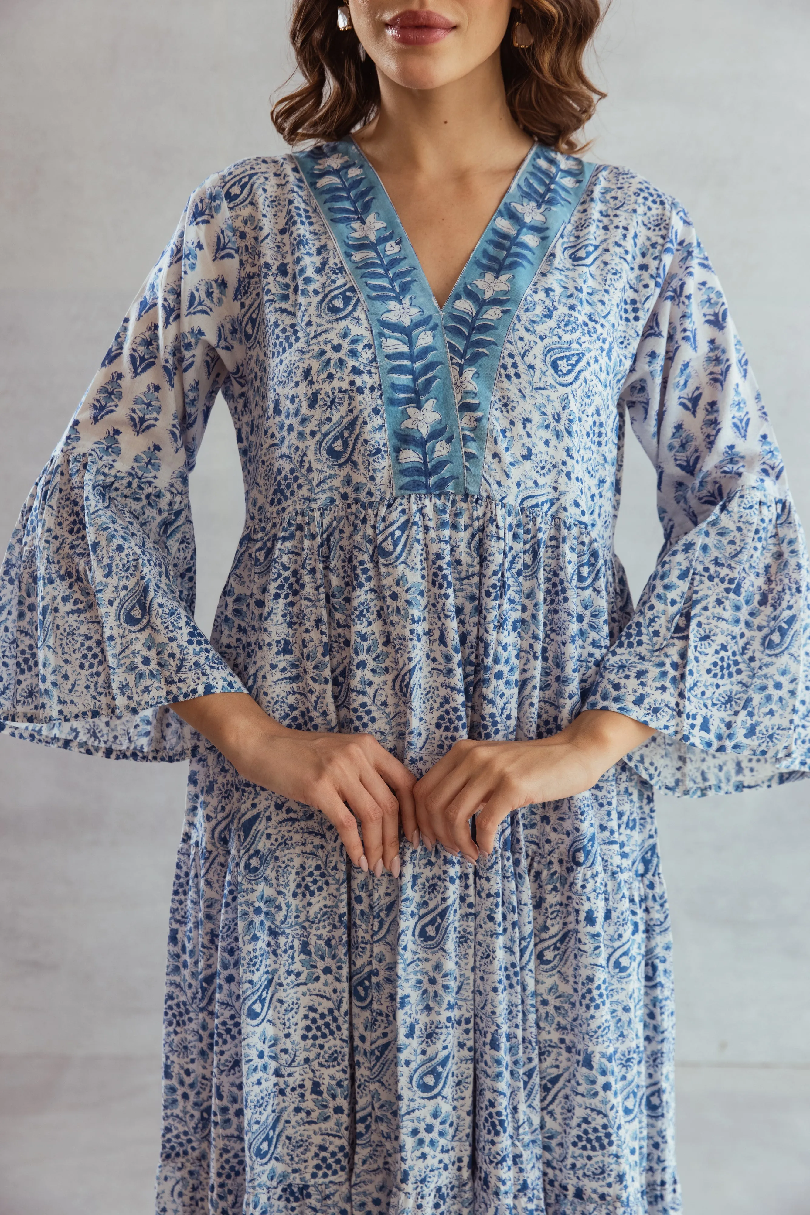Roca tier Ruffle Dress
