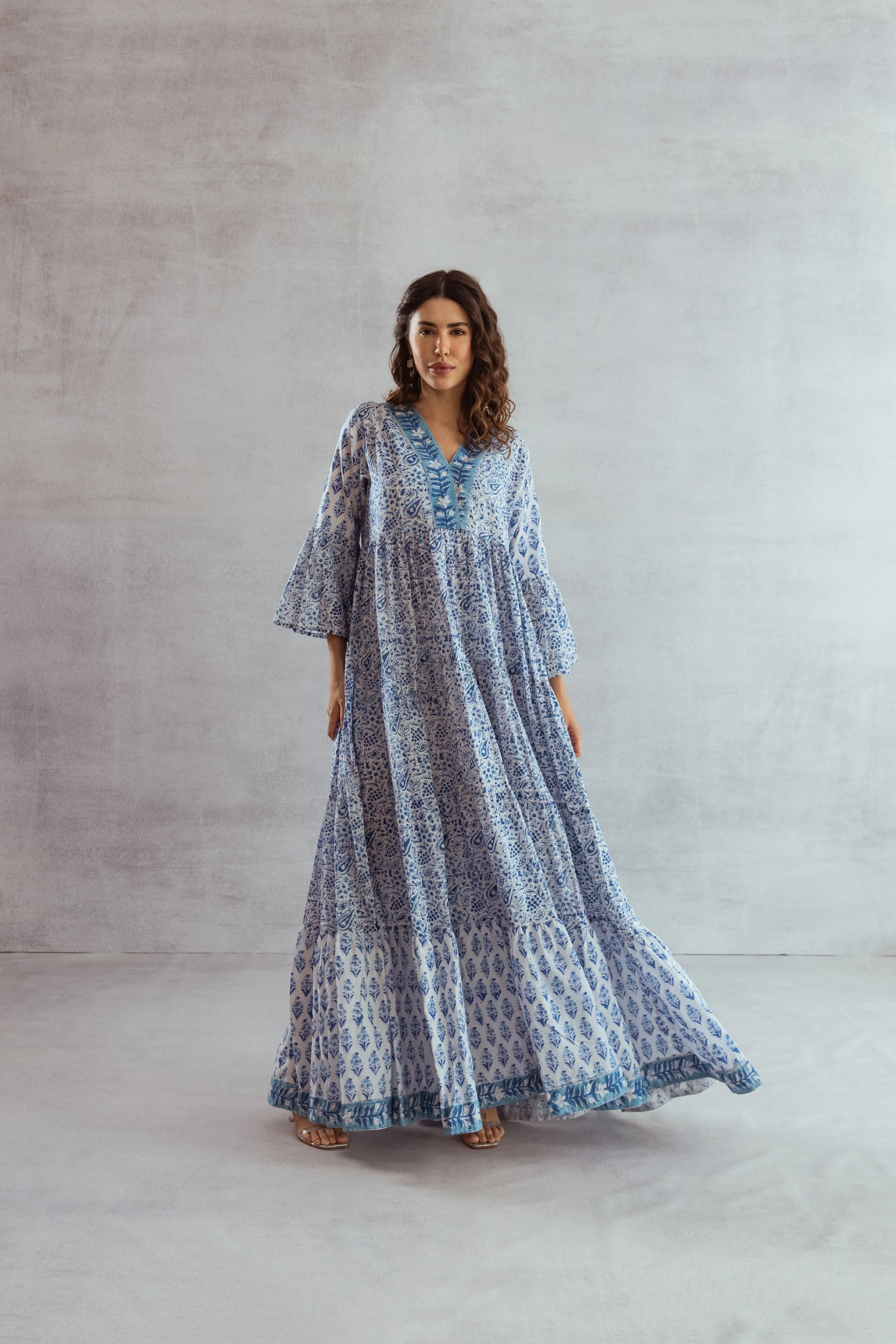 Roca tier Ruffle Dress