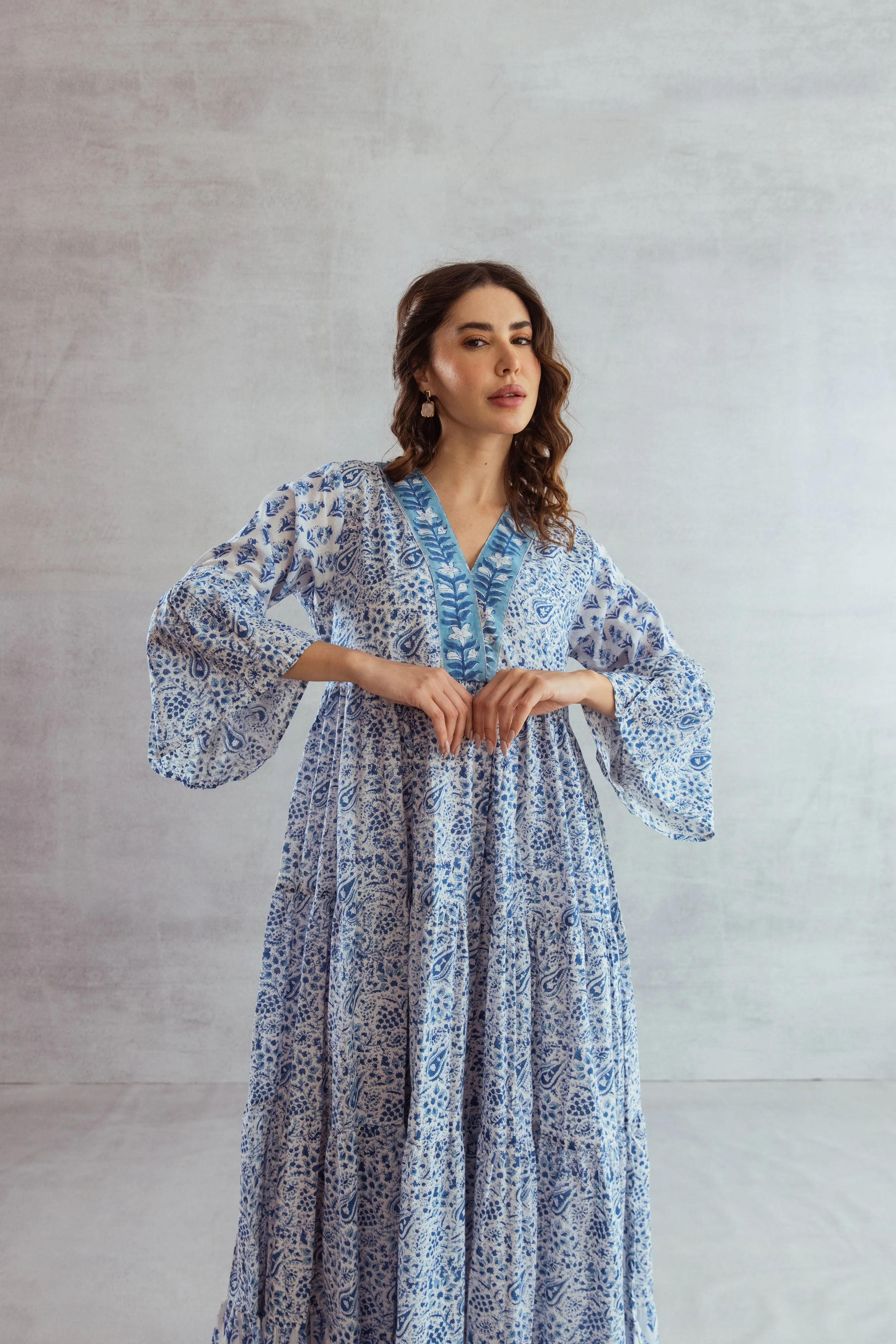 Roca tier Ruffle Dress