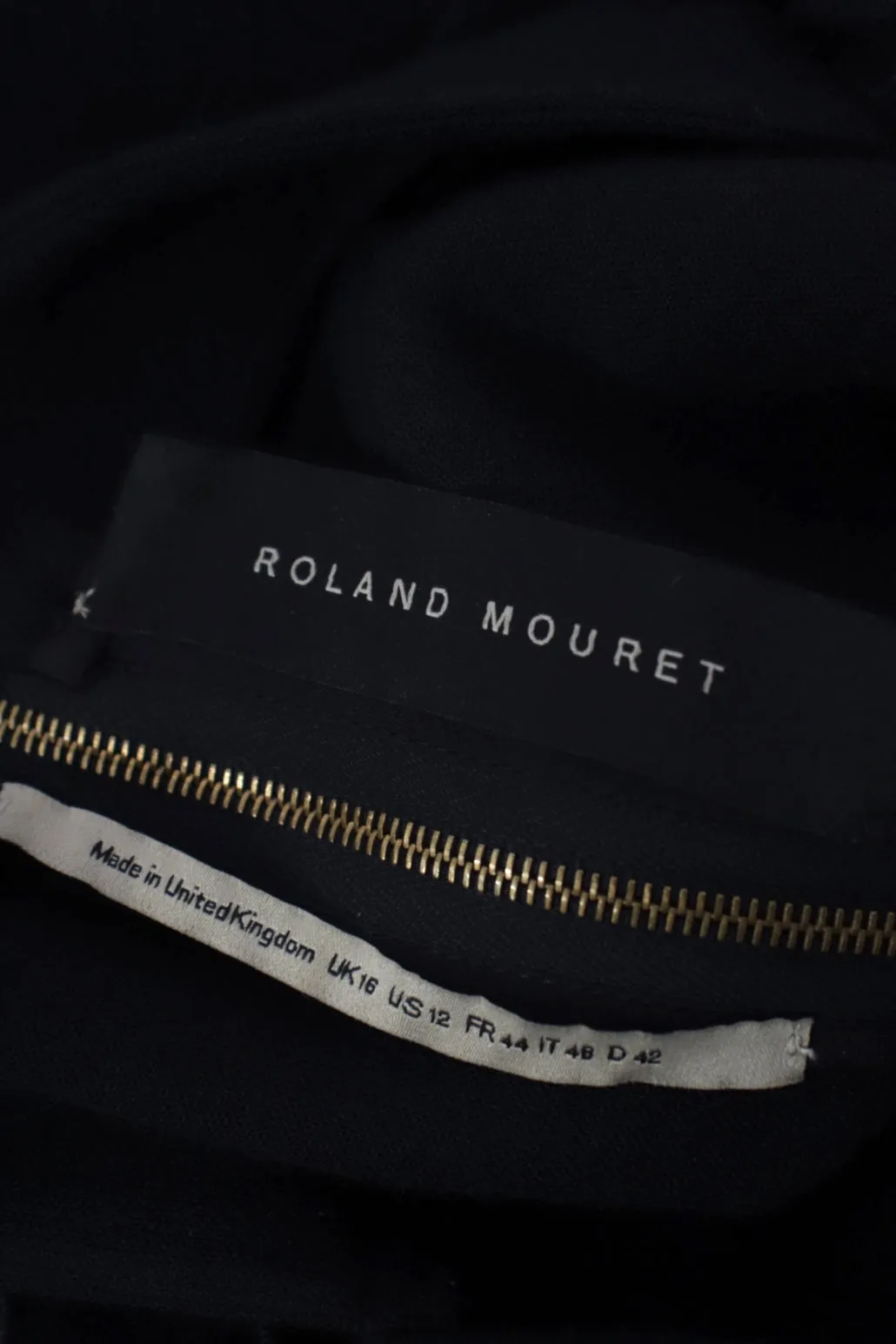 Roland Mouret Wool Zip Dress*