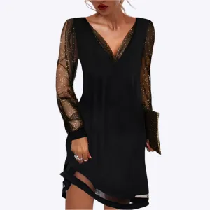 Rosalba - Refined V Neck Charm Woman's Evening Dress