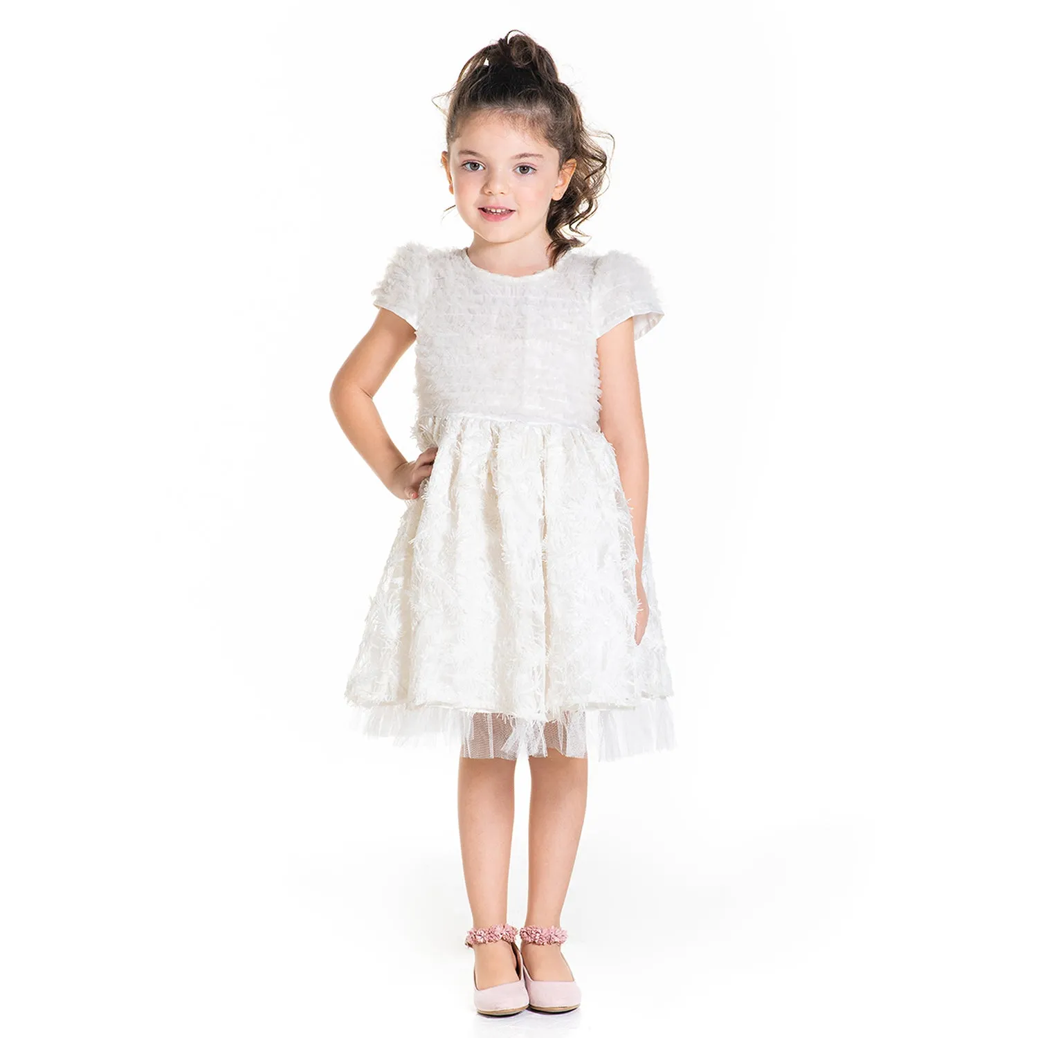 Ruffled Feather Dress