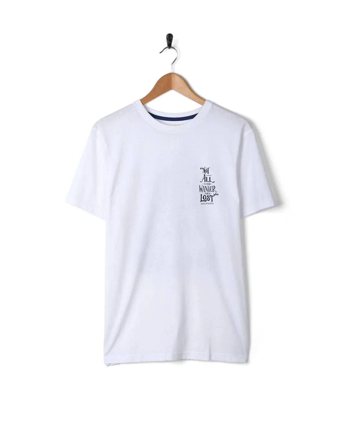 Saltrock Mens Lost Ships T-Shirt White