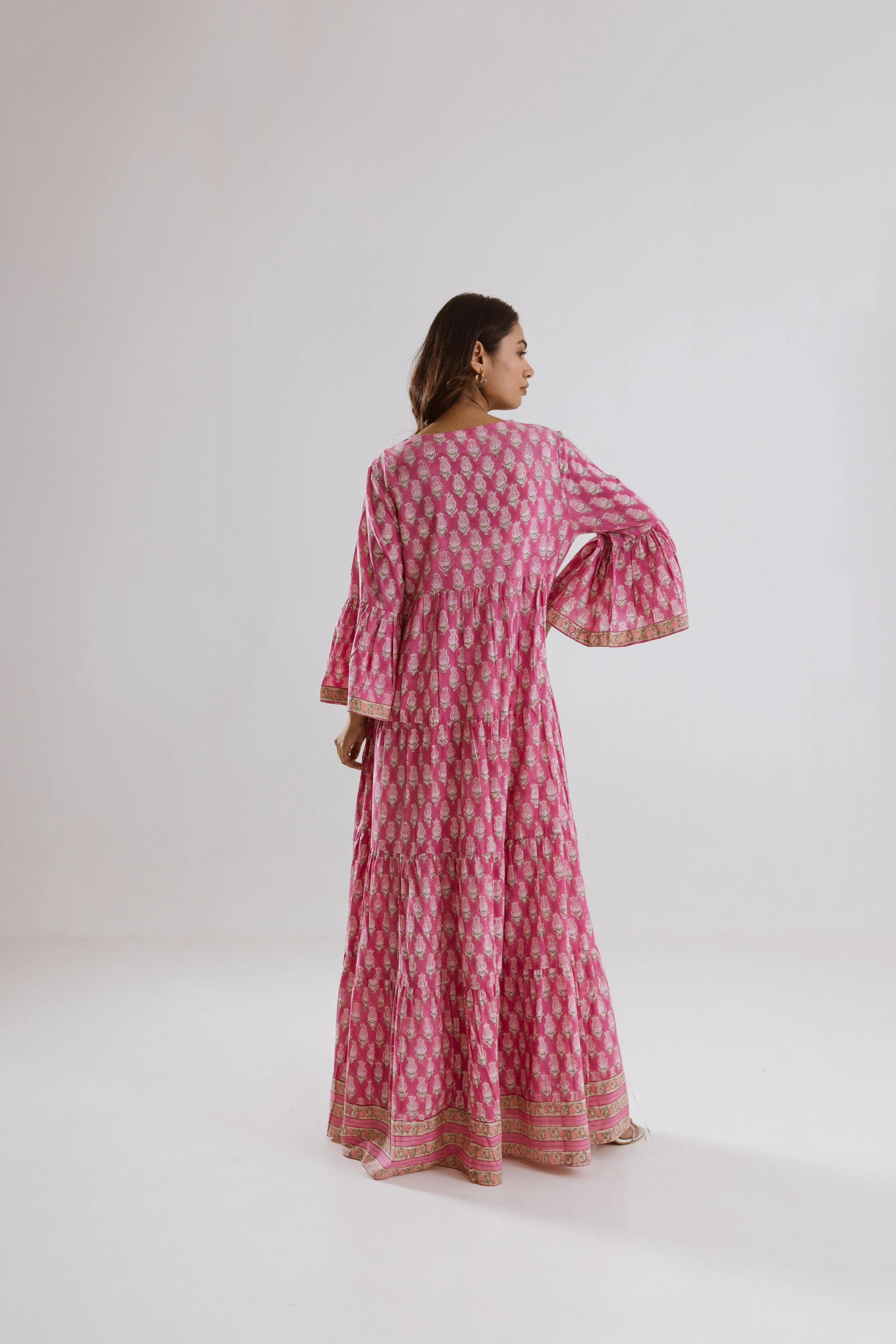 Samirah tier Ruffle Dress