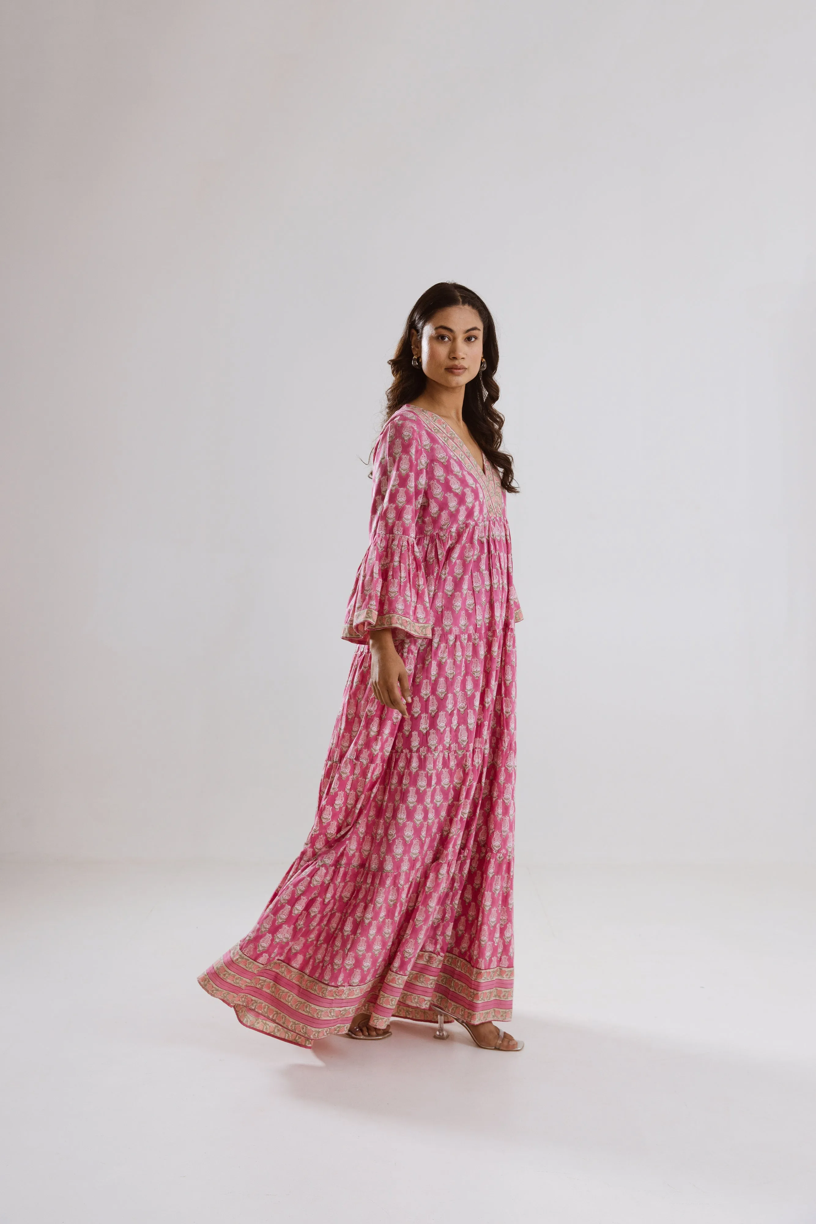 Samirah tier Ruffle Dress