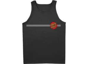 Santa Cruz Classic Dot Tank Top Charcoal Heather