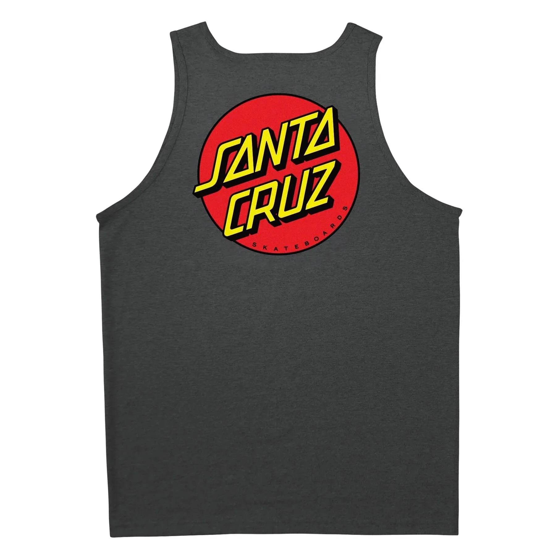 Santa Cruz Classic Dot Tank Top Charcoal Heather