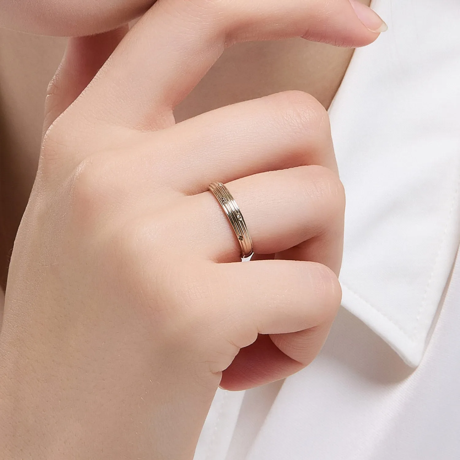Sensuelle Mariage Gold Ring JDSRN4F734S