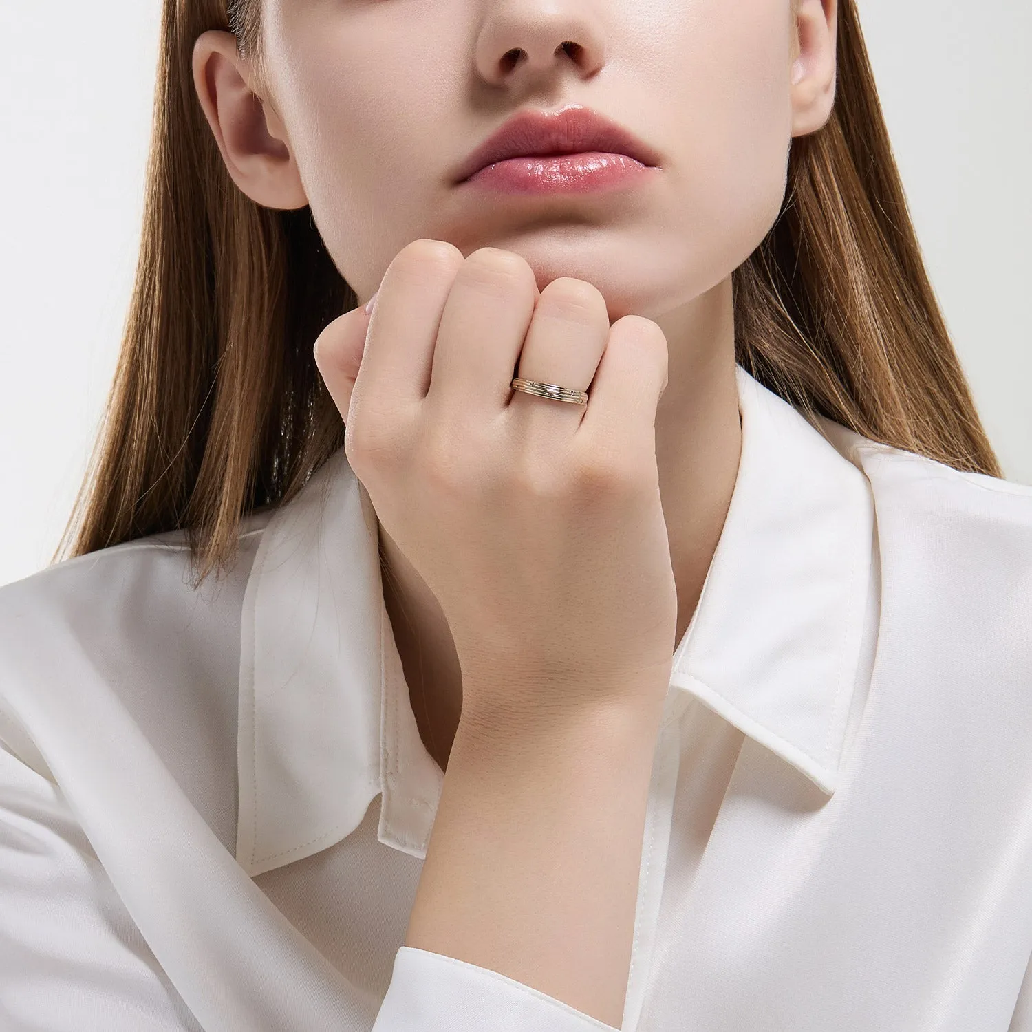 Sensuelle Mariage Gold Ring JDSRN4F734S