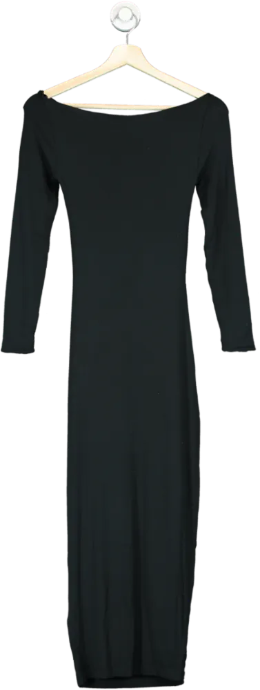SER.O.YA Black Cutout Maxi Dress UK XS