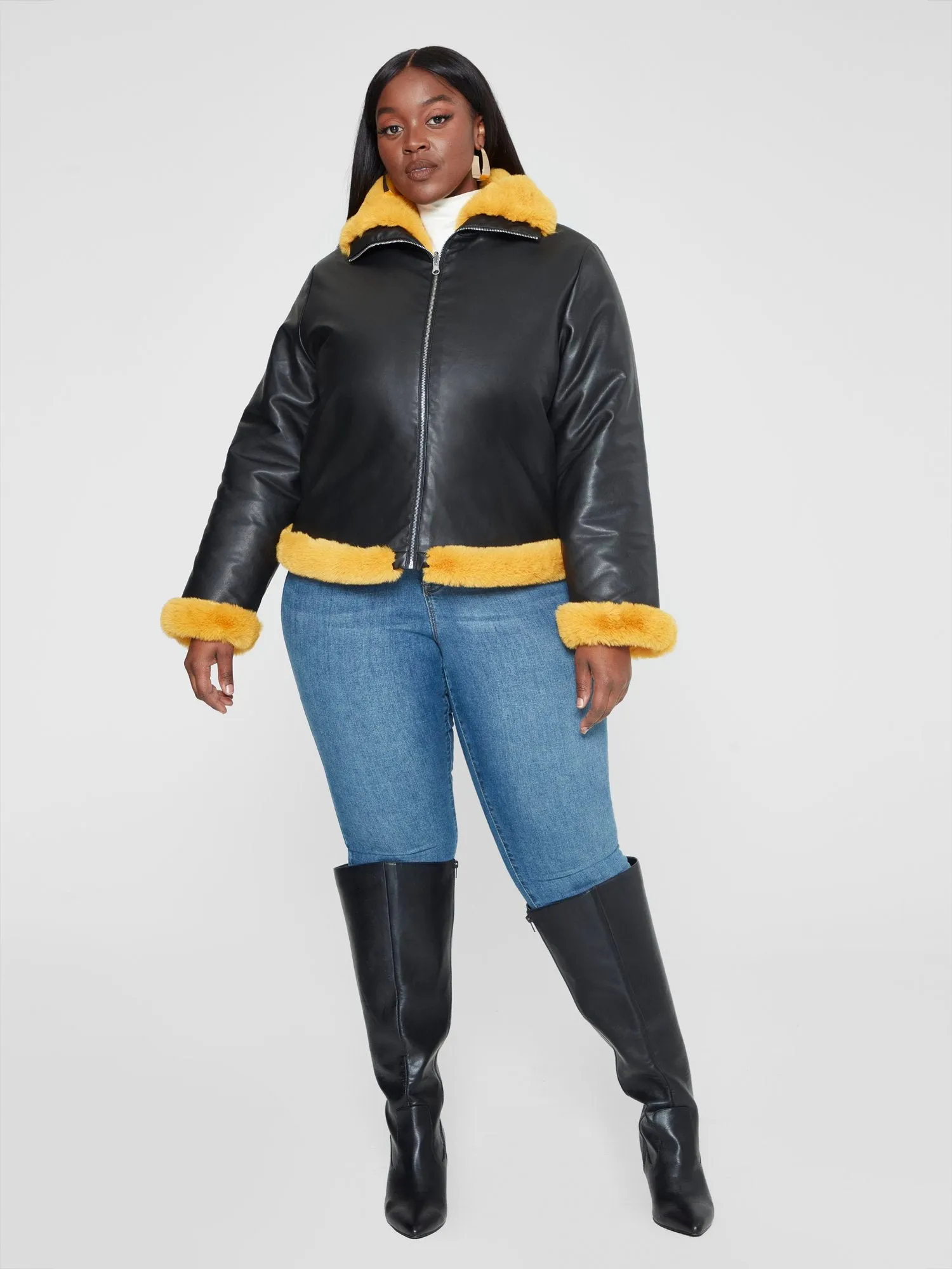 Sharane Faux Fur Reversible Coat