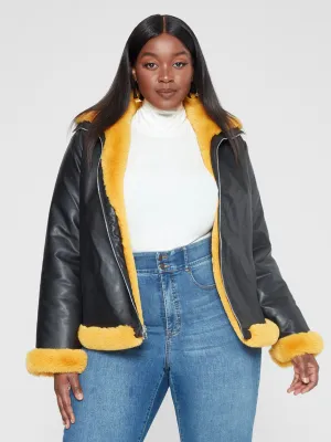 Sharane Faux Fur Reversible Coat