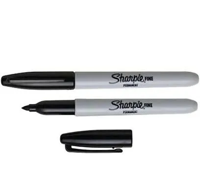 Sharpie Permanent Marker - Fine Point 2 Pack