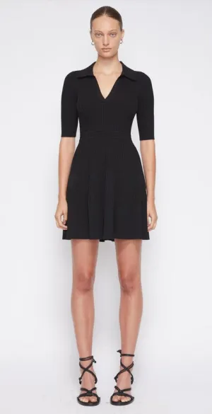 Simkhai Patricia Polo Mini Dress - Black