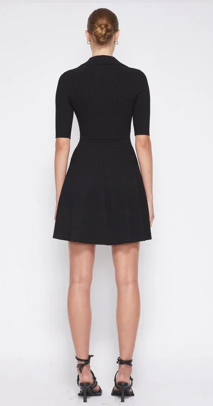 Simkhai Patricia Polo Mini Dress - Black