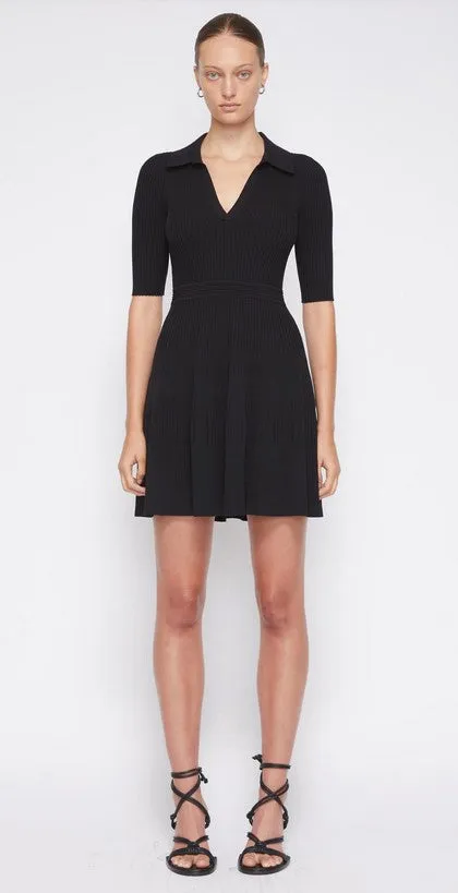 Simkhai Patricia Polo Mini Dress - Black