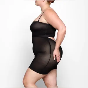 Skims NWT Sheer Sculpt Low Back Short in Onyx Black Women’s plus size 4X