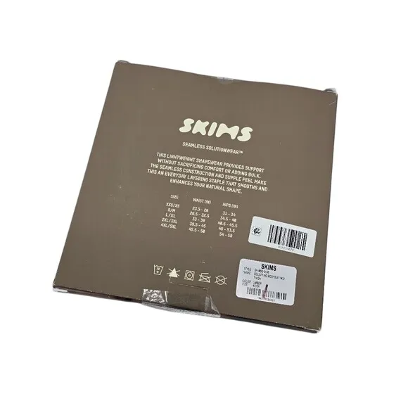 SKIMS Sculpting Bodysuit Mid Thigh Umber 4X/5X NIB Shapewear Compression
