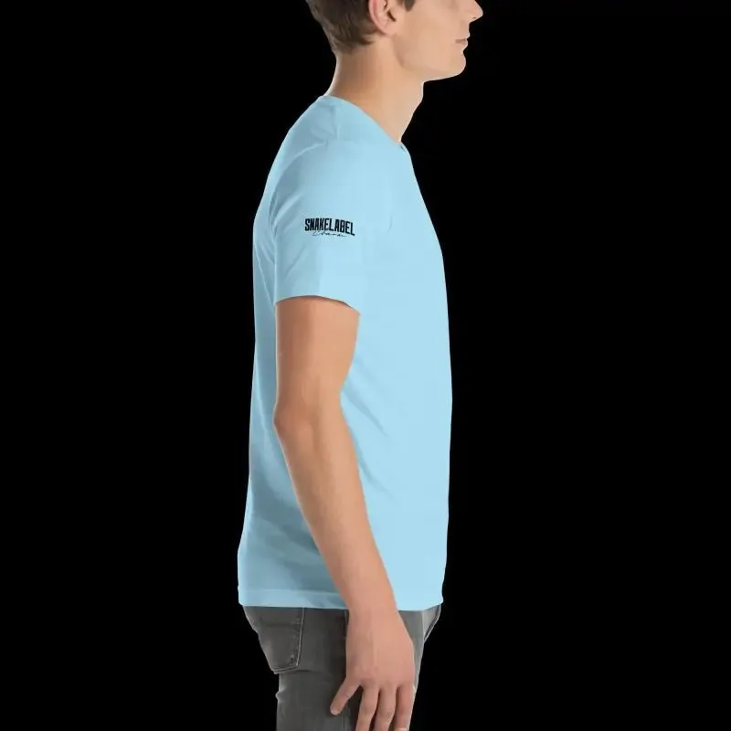 Snake Unisex Print T-Shirt: 100% Combed Cotton, Lightweight, Pre-Shrunk (4.2 oz)