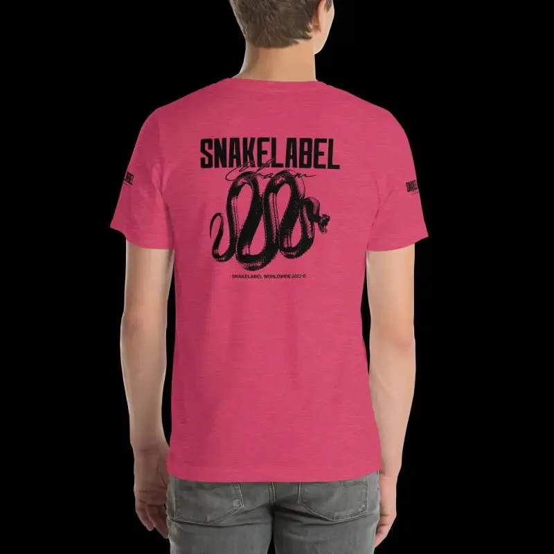 Snake Unisex Print T-Shirt: 100% Combed Cotton, Lightweight, Pre-Shrunk (4.2 oz)