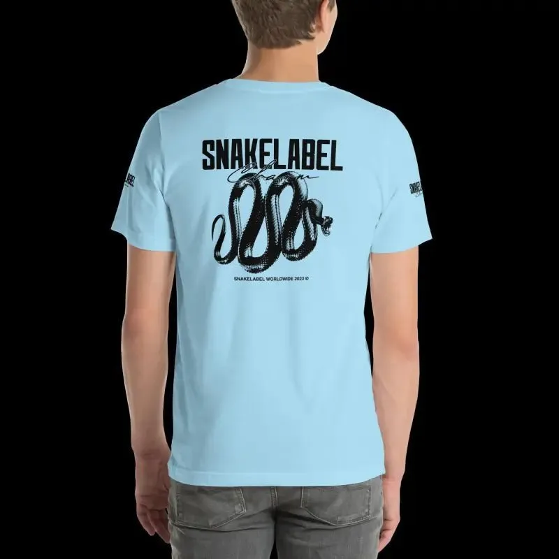 Snake Unisex Print T-Shirt: 100% Combed Cotton, Lightweight, Pre-Shrunk (4.2 oz)