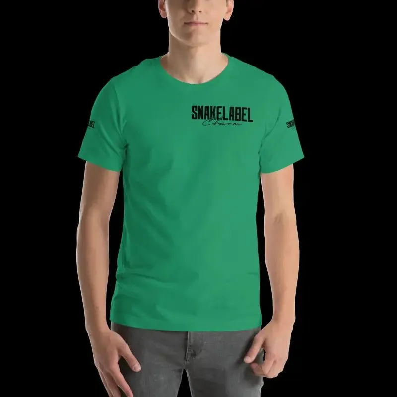 Snake Unisex Print T-Shirt: 100% Combed Cotton, Lightweight, Pre-Shrunk (4.2 oz)